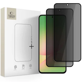 Захисне скло Tech-Protect Glass Spy+ для Samsung Galaxy A36 5G (A366) | A56 5G (A566) Privacy (2 pack) (5906302362073)