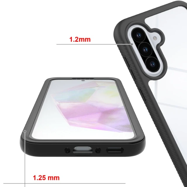 Чохол Tech-Protect Defense 360 для Samsung Galaxy A36 5G (A366) | A56 5G (A566) Black (5906302362257)
