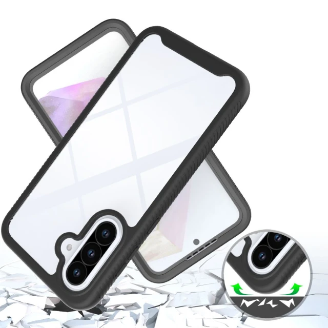 Чохол Tech-Protect Defense 360 для Samsung Galaxy A36 5G (A366) | A56 5G (A566) Black (5906302362257)