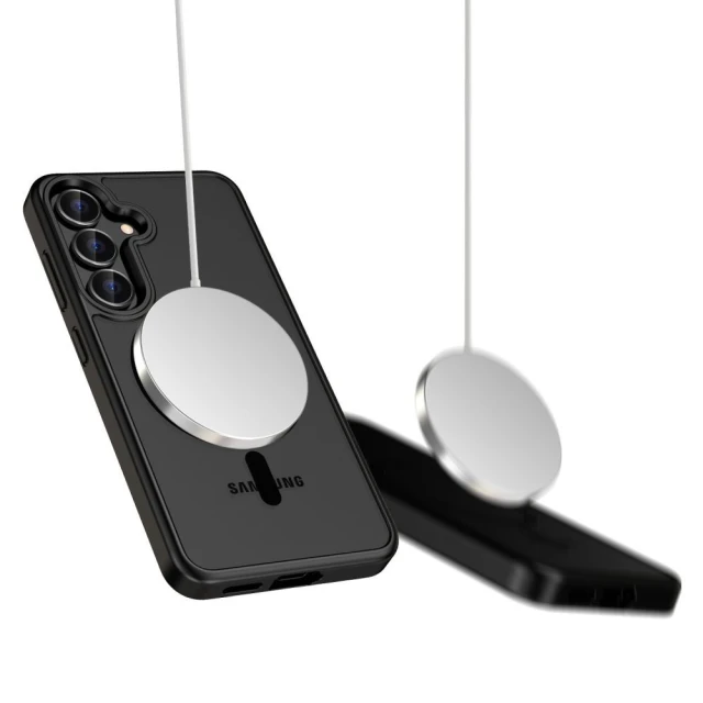Чохол Tech-Protect MagMat для Samsung Galaxy A36 5G (A366) Matte Black with MagSafe (5906302362325)