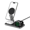 Бездротовий зарядний пристрій Tech-Protect A47 3-in-1 Black with MagSafe (5906302362523)
