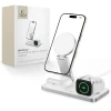 Бездротовий зарядний пристрій Tech-Protect A47 3-in-1 White with MagSafe (5906302362530)
