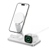 Бездротовий зарядний пристрій Tech-Protect A47 3-in-1 White with MagSafe (5906302362530)