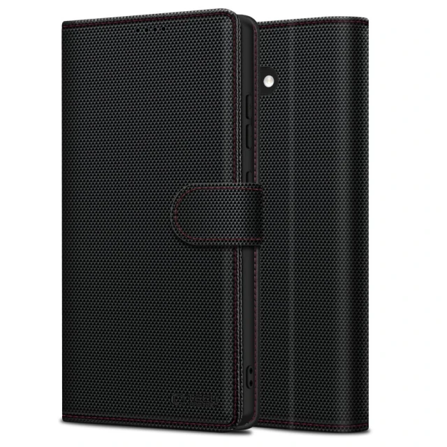 Чохол-книжка Tech-Protect Wallet RS для Samsung Galaxy A56 5G (A566) Black Red (5906302362592)