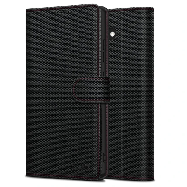 Чохол-книжка Tech-Protect Wallet RS для iPhone 16e Black Red (5906302362622)