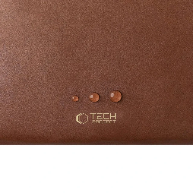 Чохол-папка для ноутбука Tech-Protect Fleece 13-14 inch Brown (5906302362813)