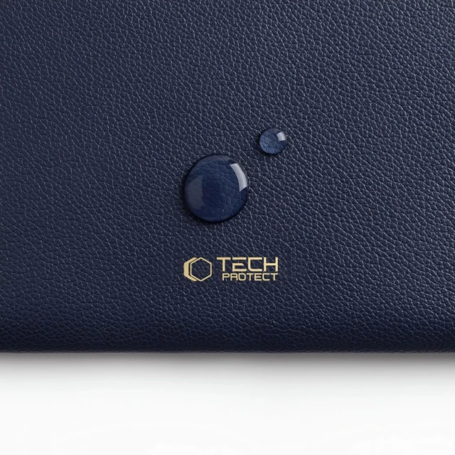 Чохол-папка для ноутбука Tech-Protect Fleece 13-14 inch Navy Blue (5906302362820)