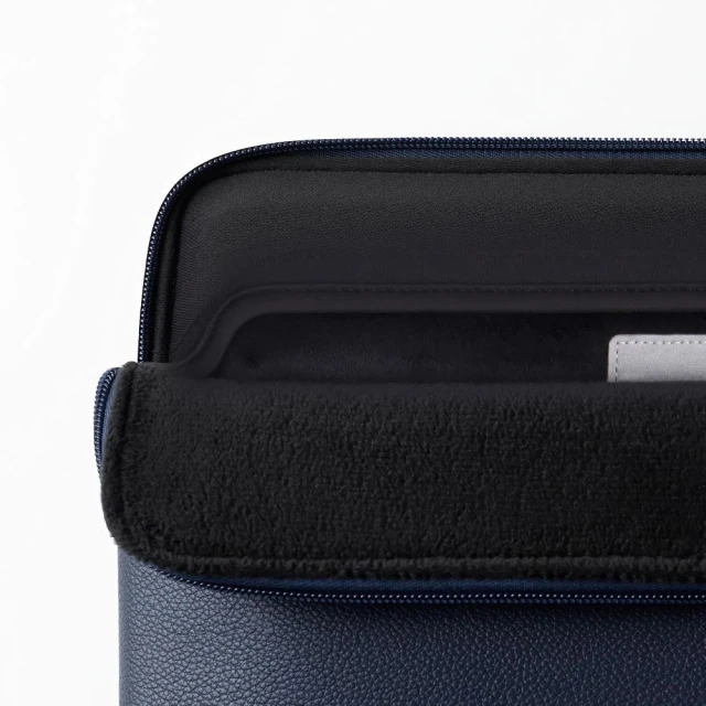 Чохол-папка для ноутбука Tech-Protect Fleece 13-14 inch Navy Blue (5906302362820)