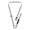 Комплект ремінців Tech-Protect C6S Rope Crossbody Crayon Grey (5906302362882)