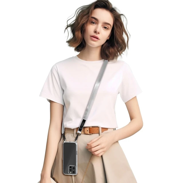 Комплект ремінців Tech-Protect C6S Rope Crossbody Crayon Grey (5906302362882)