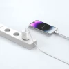 Мережевий зарядний пристрій Tech-Protect NC20W PD 20W USB-C with USB-C to Lightning Cable 1 m White (5906302362899)