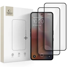 Захисне скло Tech-Protect Glass Fit+ для Nothing Phone 3a | 3a Pro Black (2 pack) (5906302362943)