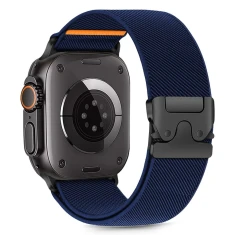 Ремінець Tech-Protect Nylon Clasp для Apple Watch Ultra 3/2/1 49 mm | Series 11/10 46 mm | Series 9/8/7/6/5/4/SE 45 mm | 44 mm Navy (5906302363032)