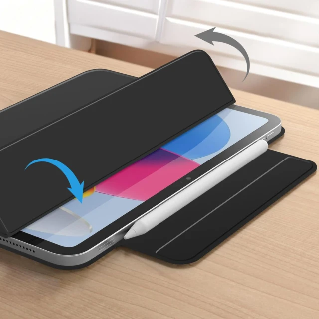 Чохол Tech-Protect SmartCase Magnetic для iPad 11 2025 11th Gen | 10.9 2022 10th Black (5906302363094)