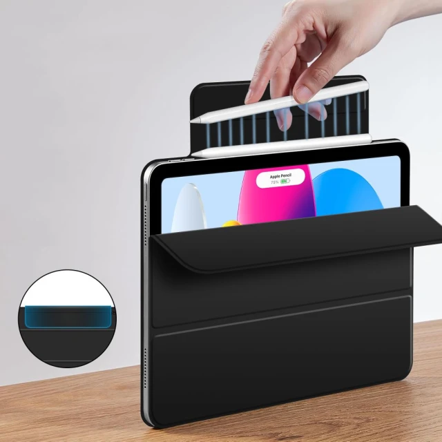 Чохол Tech-Protect SmartCase Magnetic для iPad 11 2025 11th Gen | 10.9 2022 10th Black (5906302363094)