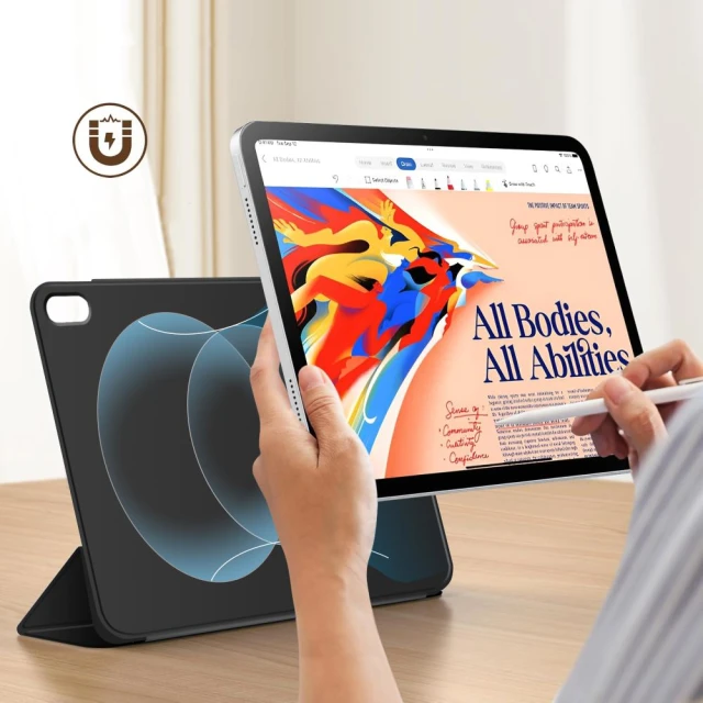 Чохол Tech-Protect SmartCase Magnetic для iPad 11 2025 11th Gen | 10.9 2022 10th Black (5906302363094)