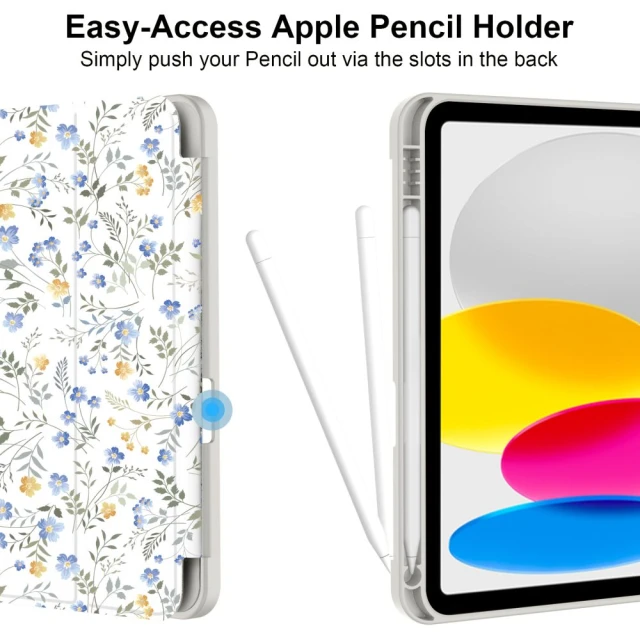 Чохол Tech-Protect SC Pen для iPad 11 2025 11th Gen | 10.9 2022 10th Gen Spring Flowers (5906302363193)