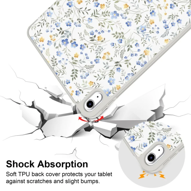 Чохол Tech-Protect SC Pen для iPad 11 2025 11th Gen | 10.9 2022 10th Gen Spring Flowers (5906302363193)