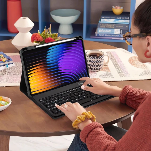 Чехол-клавиатура Tech-Protect SC Pen + Keyboard для Xiaomi Pad 7 | 7 Pro Black (5906302363223)