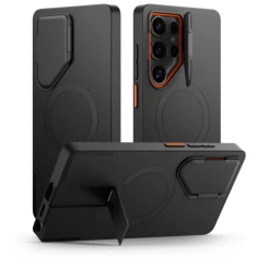 Чохол Tech-Protect Kevlar Aura для Samsung Galaxy S25 Ultra (S938) Black Orange with MagSafe (5906302363261)