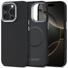 Чохол Tech-Protect Ion Carbon для iPhone 16 Pro Black Silver with MagSafe (5906302363308)