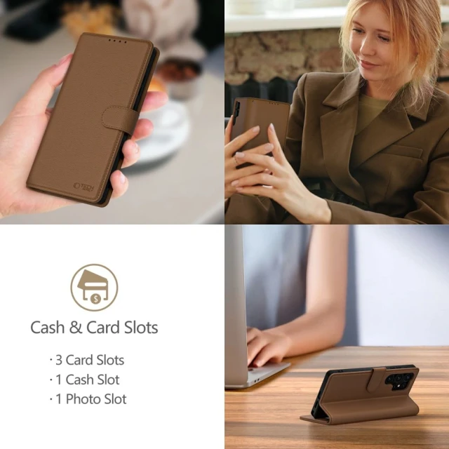 Чехол-книжка Tech-Protect Wallet для iPhone 16e Brown (5906302363339)