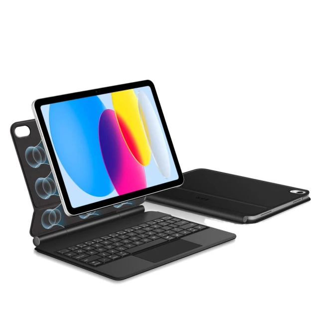 Чохол-клавіатура Tech-Protect SmartCase Magnetic для iPad 11 2025 11th Gen | 10.9 2022 10th Gen Black (5906302363445)