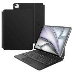 Чехол-клавиатура Tech-Protect SmartCase Magnetic для iPad Pro 12.9 6 | 5 | 4 (2022-2020) / Air 13 7 | 6 (2025-2024) Black (5906302363452)