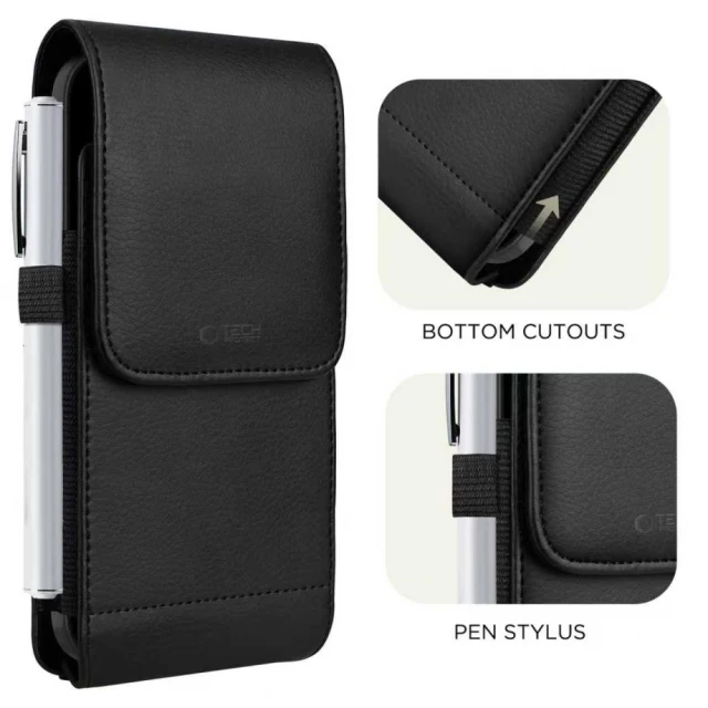 Універсальний чохол Tech-Protect Universal Phone Holster Pouch для телефону 5.8–6.8 inch Black (5906302363520)