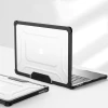 Чохол Tech-Protect SmartShell Pro для MacBook Air 13 M2 | M3 | M4 (2023-2025) Black Clear (5906302363551)