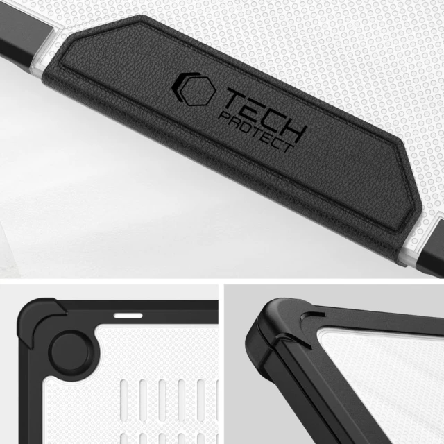 Чохол Tech-Protect SmartShell Pro для MacBook Air 13 M2 | M3 | M4 (2023-2025) Black Clear (5906302363551)