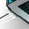 Чохол Tech-Protect SmartShell Pro для MacBook Air 15 M2 | M3 | M4 (2023-2025) Black Clear (5906302363568)