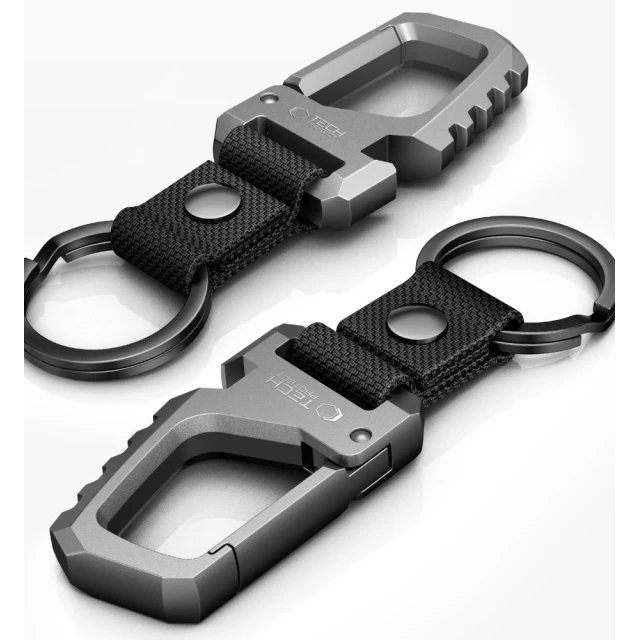 Брелок Tech-Protect Slidelock Gunmetal (5906302363582)