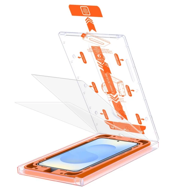 Защитное стекло Tech-Protect Quick Set+ для Samsung Galaxy S25 Plus (S936) Clear (2 pack) (5906302363629)