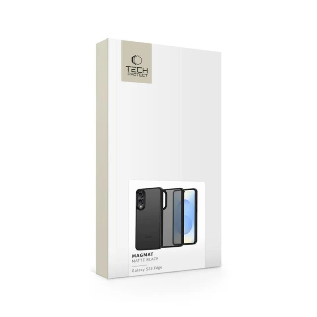 Чохол Tech-Protect MagMat для Samsung Galaxy S25 Edge (S937) Matte Black (5906302363667)