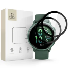 Захисне скло Tech-Protect Glass Flex+ для Garmin Vivoactive 6 Black (2 pack) (5906302363896)