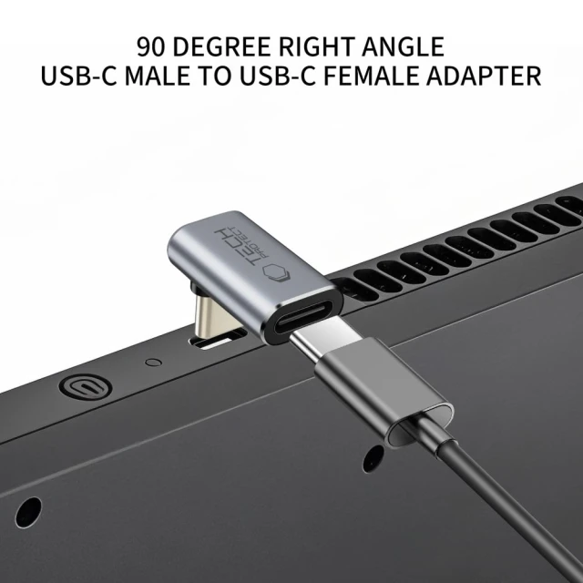 Адаптер Tech-Protect Ultraboost AA02 USB-C to USB-C Grey (5906302367979)