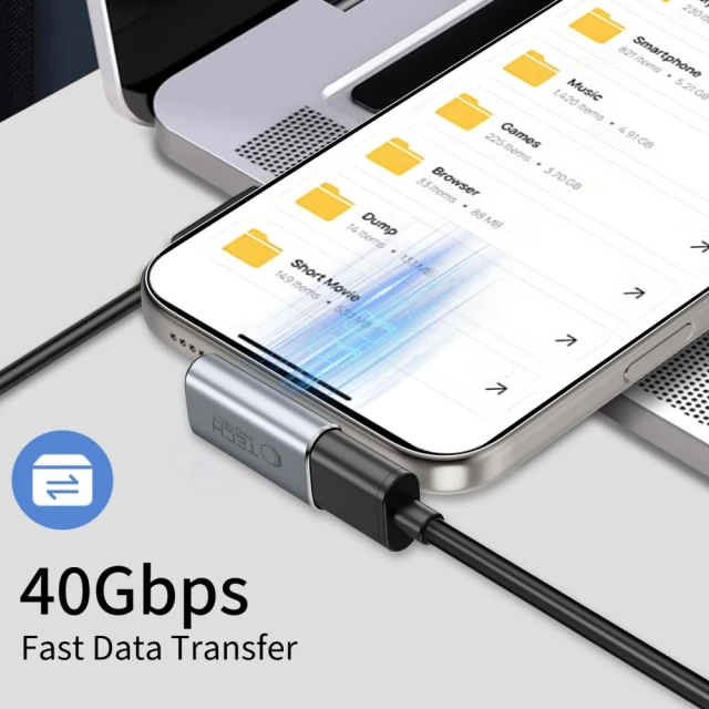 Адаптер Tech-Protect Ultraboost AA03 USB-C to USB-C Grey (5906302367986)