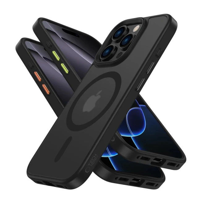 Чохол Tech-Protect MagMat XT 3-Set для iPhone 16 Pro Max Matte Black with MagSafe (5906302368143)