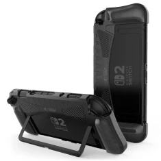 Чохол Tech-Protect TPUCarbon для Nintendo Switch 2 Black (5906302368402)