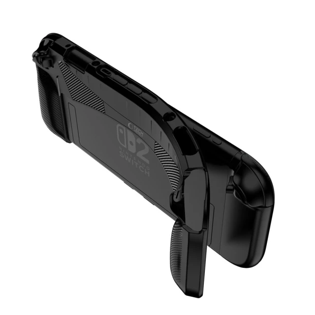 Чехол Tech-Protect TPUCarbon для Nintendo Switch 2 Black (5906302368402)