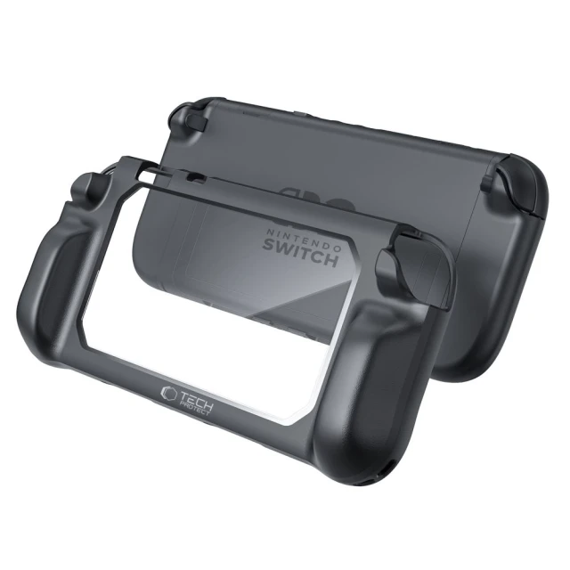 Чохол Tech-Protect Magmat для Nintendo Switch 2 Black Clear (5906302368426)