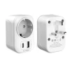 Адаптер Tech-Protect Travel Adapter TA100 UK to EU White (5906302368525)