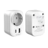 Адаптер Tech-Protect Travel Adapter TA100 US to EU White (5906302368532)