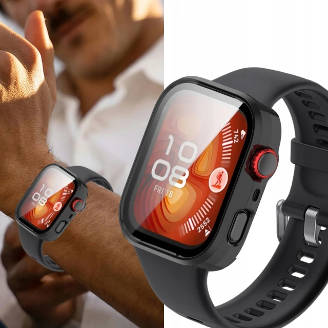Чохол Tech-Protect Defense для Huawei Watch Fit 4 Pro Black (5906302368570)