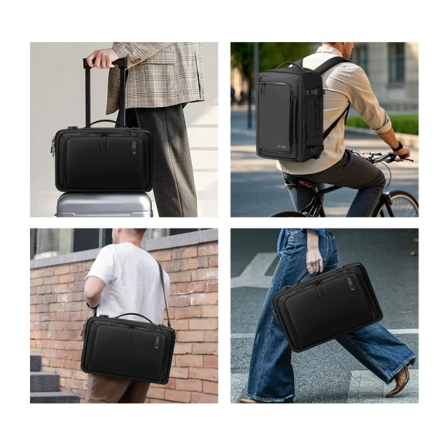 Рюкзак Tech-Protect Defender S50 Ryanair & Wizzair Travel 20L Black (5906302368808)