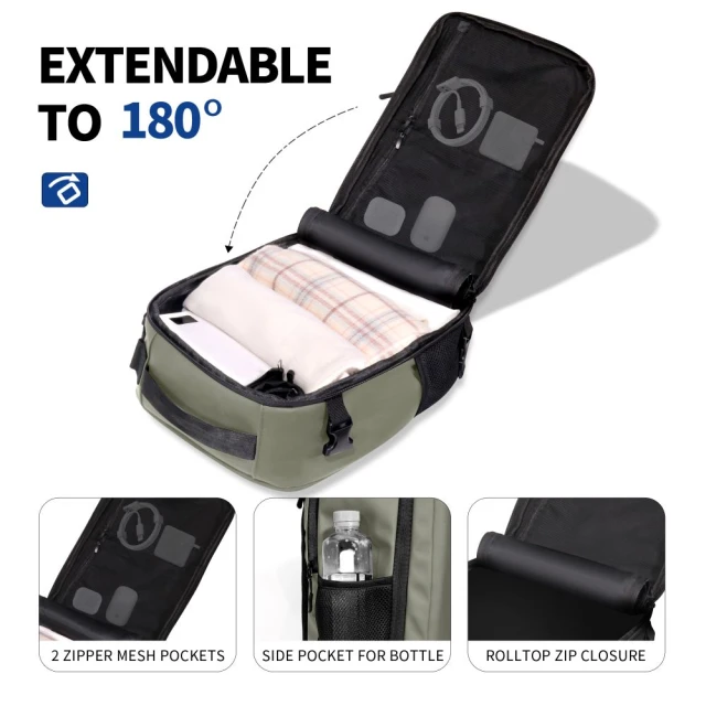 Рюкзак Tech-Protect Defender S50 Ryanair & Wizzair Travel 20L Olive Green (5906302368815)