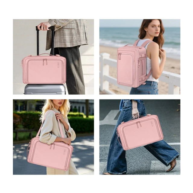 Рюкзак Tech-Protect Defender S50 Ryanair & Wizzair Travel 20L Dusty Pink (5906302368822)