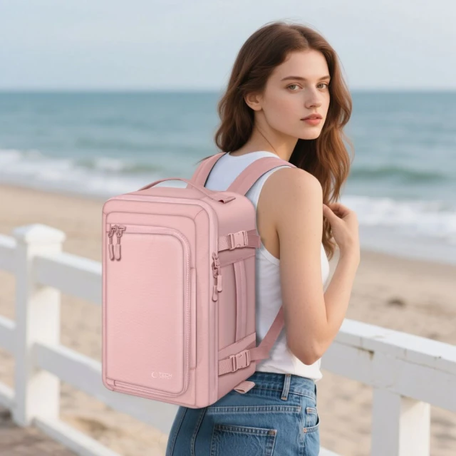 Рюкзак Tech-Protect Defender S50 Ryanair & Wizzair Travel 20L Dusty Pink (5906302368822)