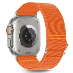 Ремешок Tech-Protect Nylon Slip для Apple Watch Ultra 3/2/1 49 mm | Series 11/10 46 mm | Series 9/8/7/6/5/4/SE 45 mm | 44 mm Orange (5906302368860)